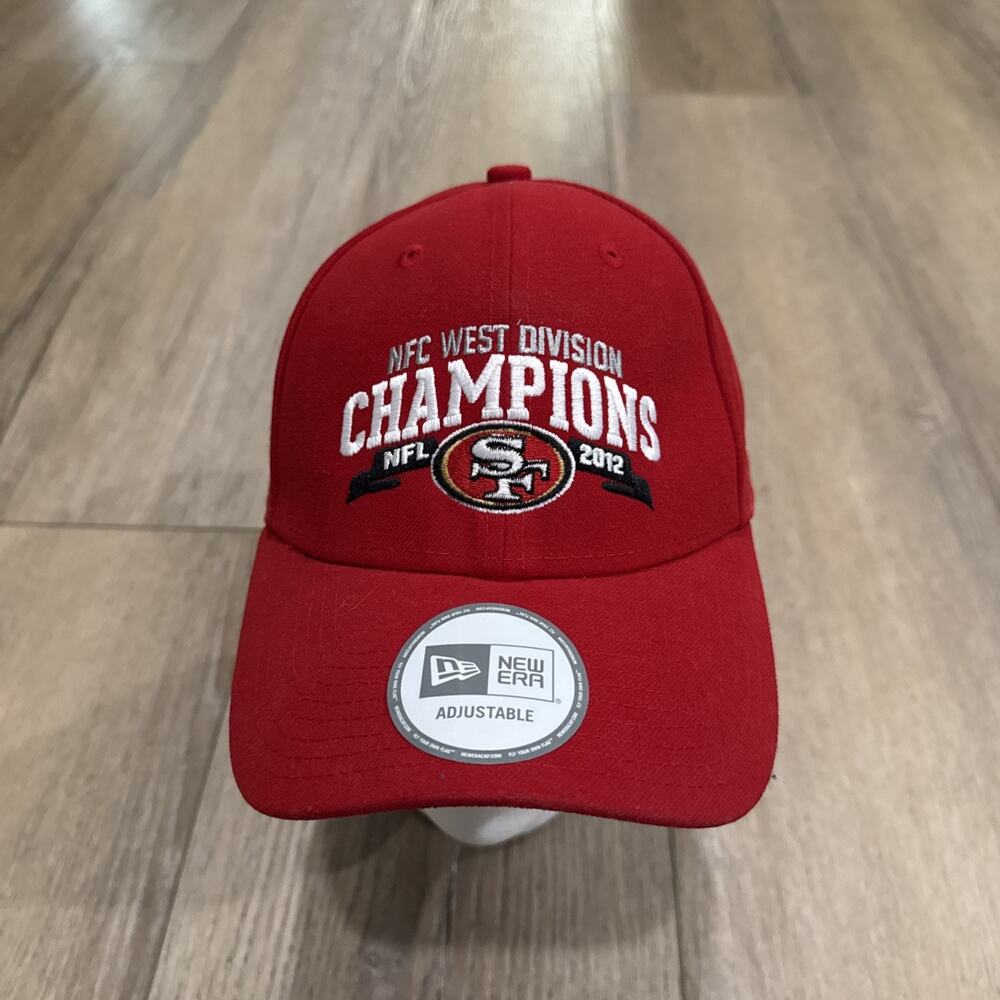 2012 New Era NFL SF San Fransisco 49ers Nfc West Division Champion Hat